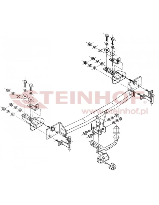 Hak holowniczy Steinhof B-052 do BMW Seria 5