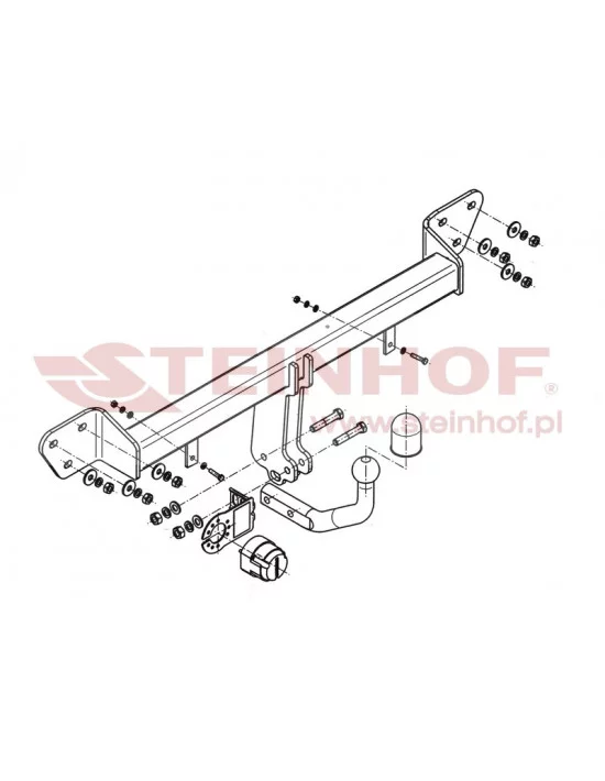 Hak holowniczy Steinhof B-047 do BMW Seria 7