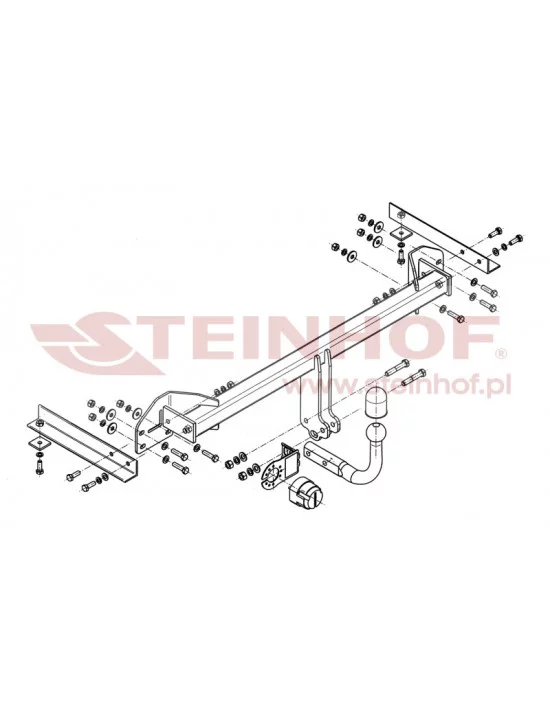 Hak holowniczy Steinhof C-252 do Chevrolet Aveo