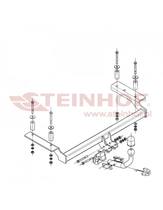 Hak holowniczy Steinhof C-250 do Chevrolet Aveo