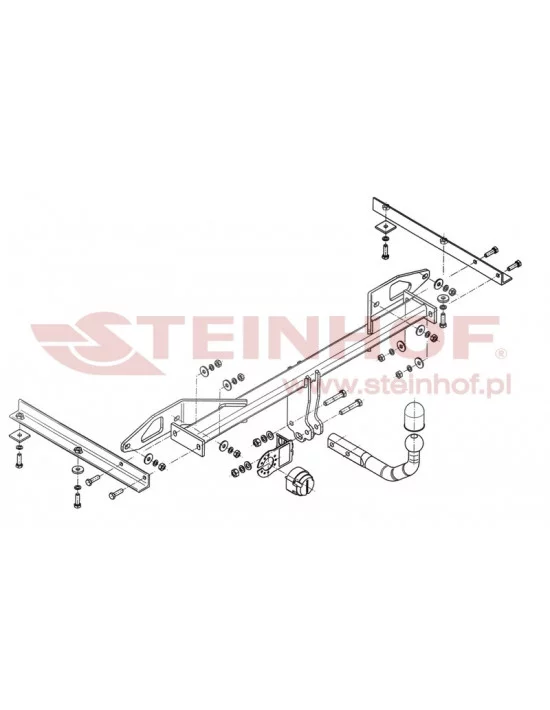 Hak holowniczy Steinhof C-264 do Chevrolet Cruze Hak holowniczy Steinhof C-264 do Chevrolet Cruze