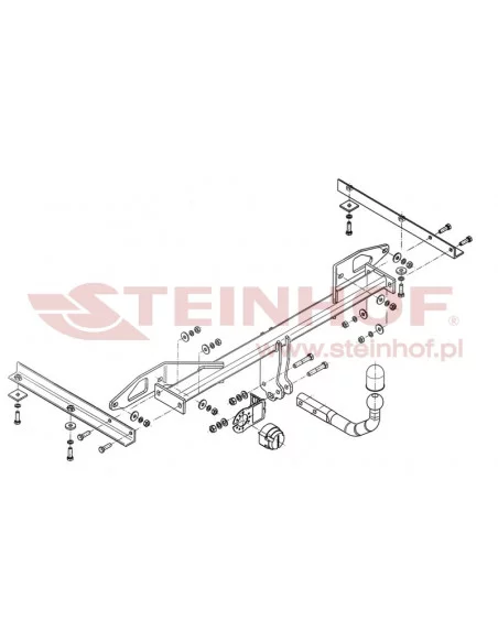 Hak holowniczy Steinhof C-264 do Chevrolet Cruze Hak holowniczy Steinhof C-264 do Chevrolet Cruze