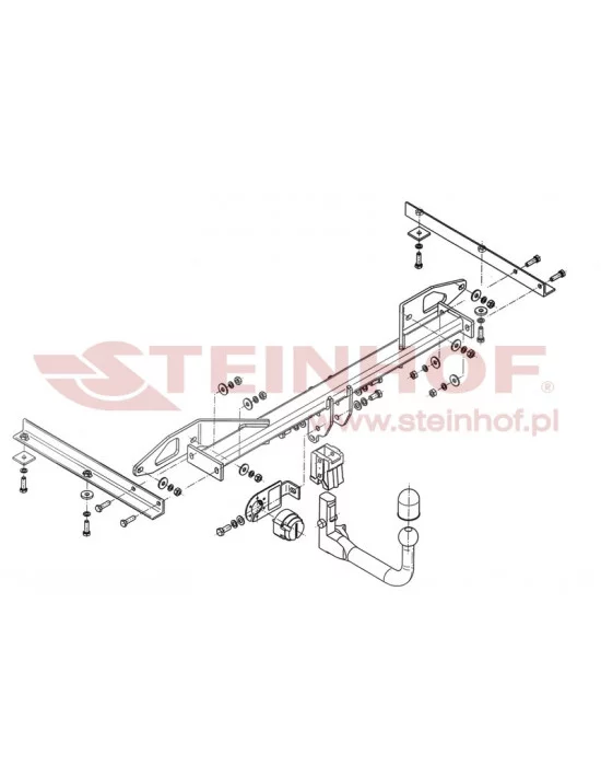 Hak holowniczy Steinhof C-265 do Chevrolet Cruze Hak holowniczy Steinhof C-265 do Chevrolet Cruze