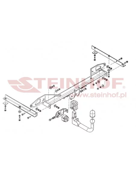 Hak holowniczy Steinhof C-265 do Chevrolet Cruze Hak holowniczy Steinhof C-265 do Chevrolet Cruze