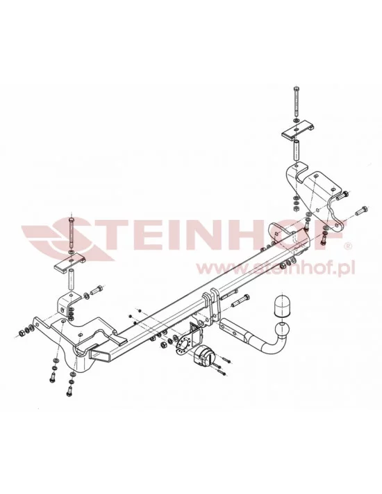 Hak holowniczy Steinhof C-276 do Chevrolet Epica
