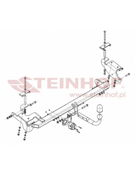 Hak holowniczy Steinhof C-276 do Chevrolet Epica