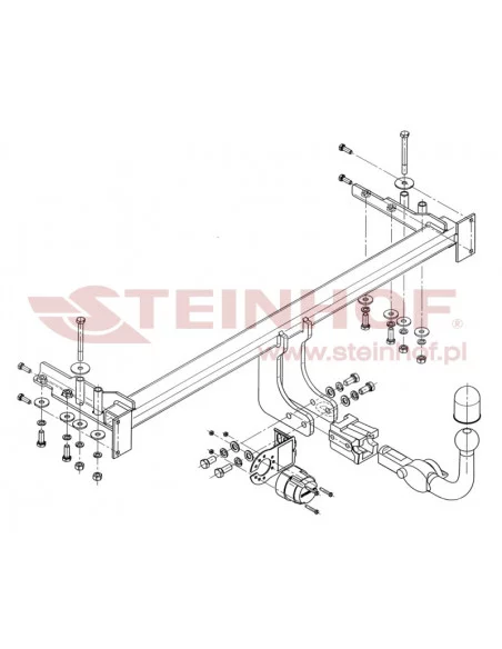 Hak holowniczy Steinhof C-275 do Chevrolet Lacetti Hak holowniczy Steinhof C-275 do Chevrolet Lacetti