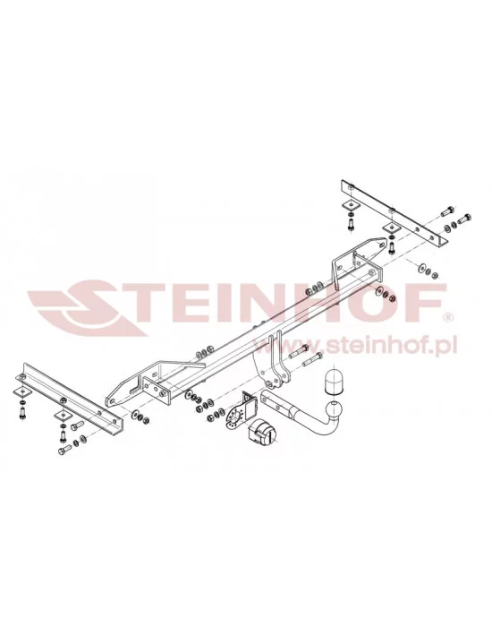 Hak holowniczy Steinhof C-288 do Chevrolet Orlando