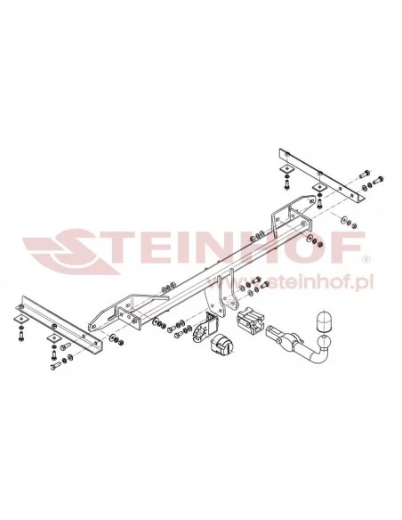 Hak holowniczy Steinhof C-289 do Chevrolet Orlando Hak holowniczy Steinhof C-289 do Chevrolet Orlando