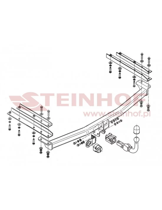Hak holowniczy Steinhof C-208 do Chrysler Grand Voyager