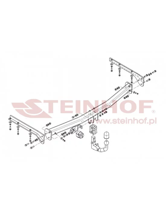 Hak holowniczy Steinhof C-206 do Chrysler Voyager