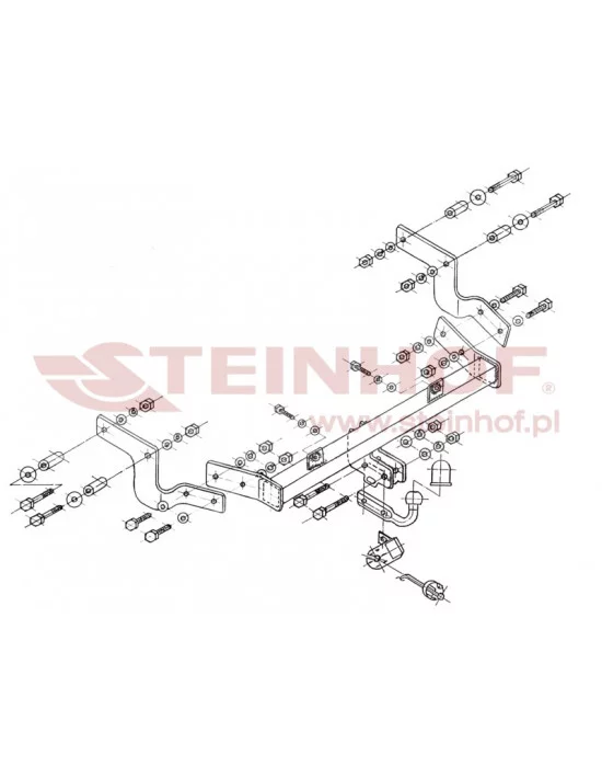 Hak holowniczy Steinhof C-021 do Citroen Berlingo