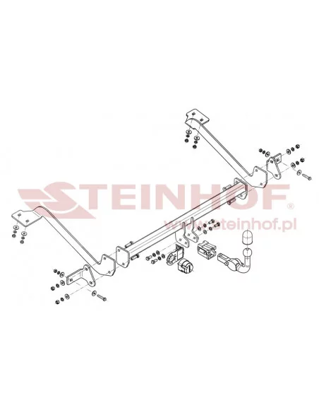 Hak holowniczy Steinhof C-016 do Citroen Berlingo