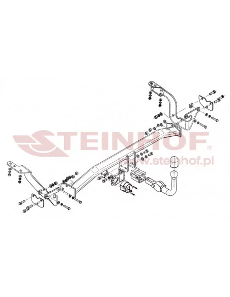 Hak holowniczy Steinhof C-042 do Citroen C4 Grand Picasso