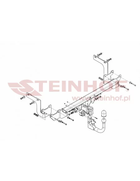 Hak holowniczy Steinhof C-050 do Citroen C4 Grand Picasso