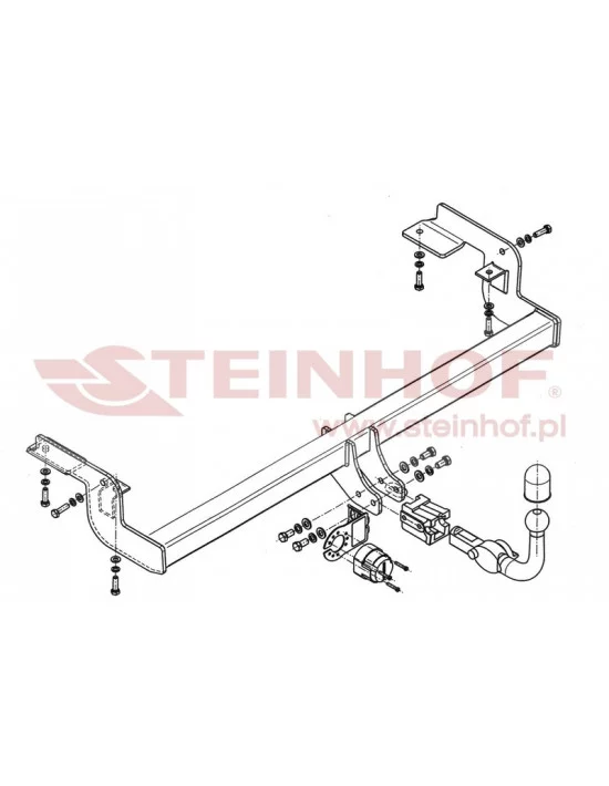 Hak holowniczy Steinhof C-036 do Citroen C5