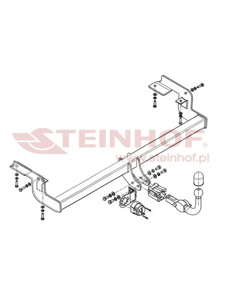 Hak holowniczy Steinhof C-036 do Citroen C5