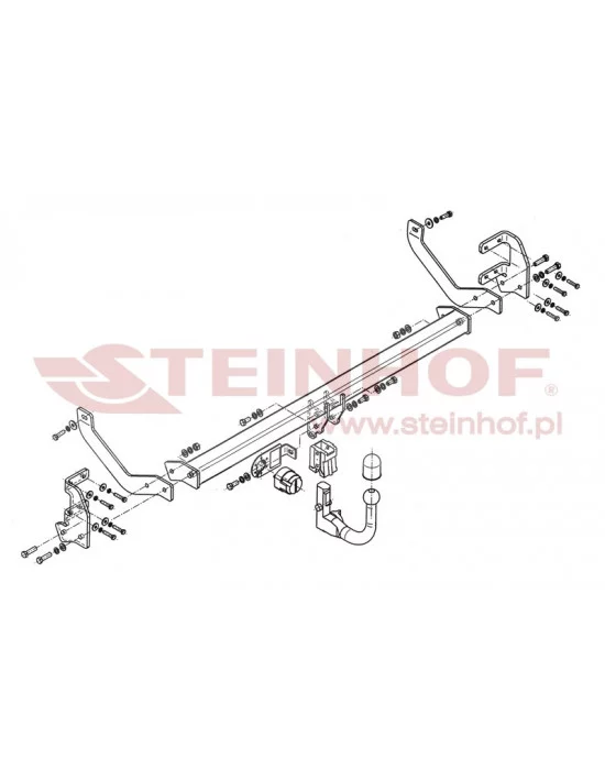 Hak holowniczy Steinhof C-038 do Citroen C5 Hak holowniczy Steinhof C-038 do Citroen C5