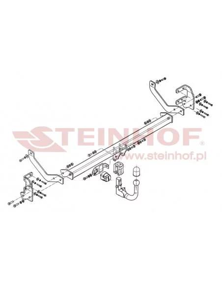 Hak holowniczy Steinhof C-038 do Citroen C5 Hak holowniczy Steinhof C-038 do Citroen C5