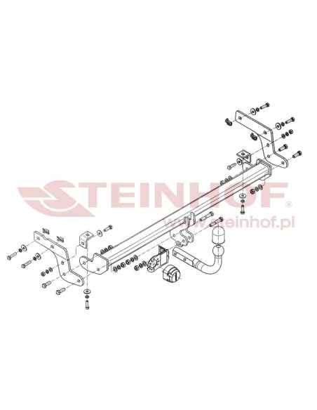 Hak holowniczy Steinhof C-045 do Citroen C-Elysee