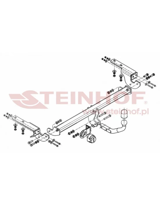 Hak holowniczy Steinhof C-047 do Citroen DS4