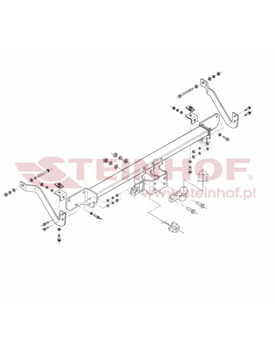 Hak holowniczy Steinhof F-064 do Citroen Jumper