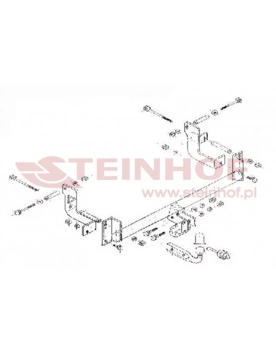 Hak holowniczy Steinhof F-133 do Citroen Jumpy