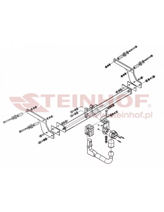 Hak holowniczy Steinhof D-015 do Dacia Duster