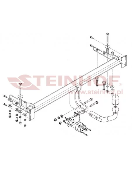 Hak holowniczy Steinhof C-274 do Daewoo Nubira