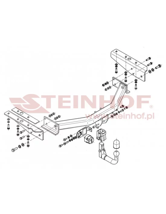 Hak holowniczy Steinhof J-055 do Dodge Nitro