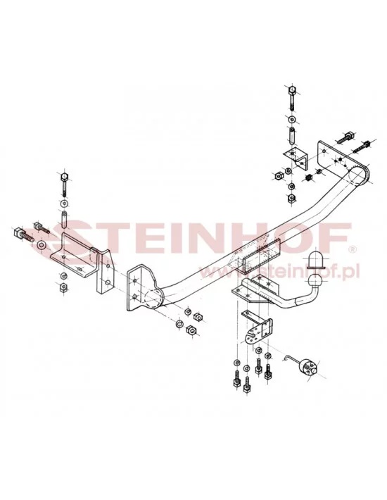 Hak holowniczy Steinhof F-052 do Fiat Brava