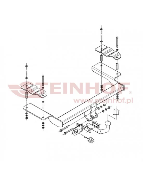 Hak holowniczy Steinhof F-056 do Fiat Croma