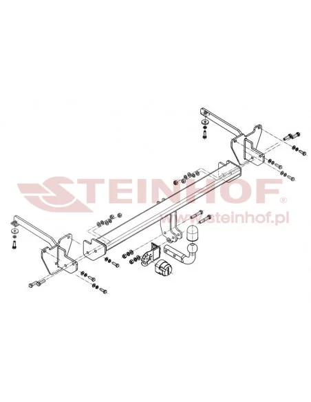 Hak holowniczy Steinhof F-070 do Fiat Doblo