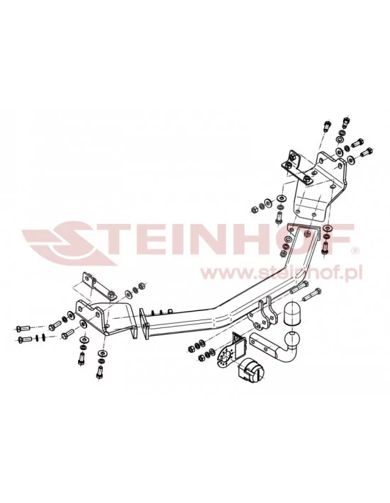 Hak holowniczy Steinhof F-074 do Fiat Freemont
