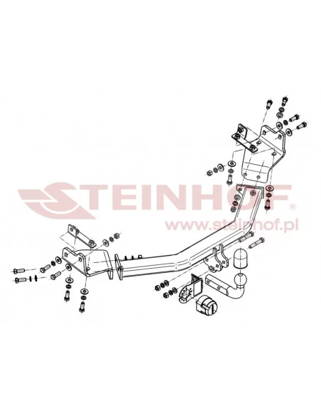 Hak holowniczy Steinhof F-074 do Fiat Freemont