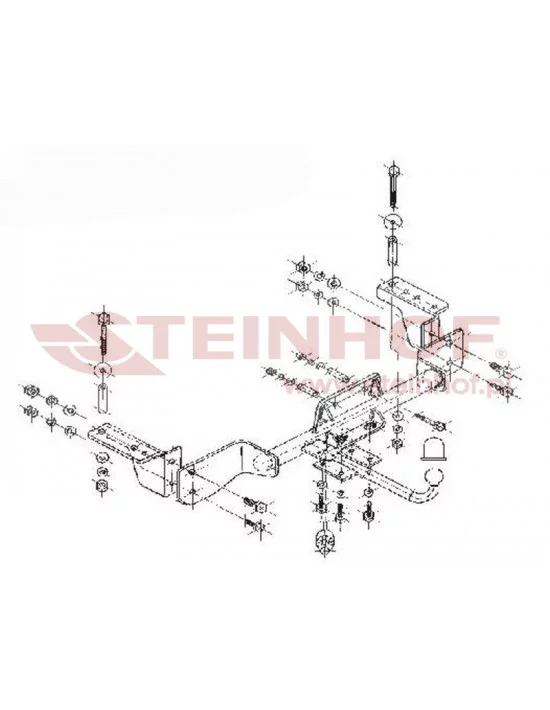 Hak holowniczy Steinhof F-107 do Fiat Marea Weekend Hak holowniczy Steinhof F-107 do Fiat Marea Weekend
