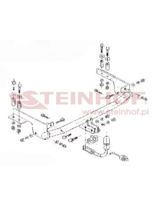 Hak holowniczy Steinhof F-126 do Fiat Punto