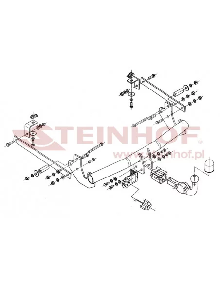 Hak holowniczy Steinhof F-149 do Fiat Scudo