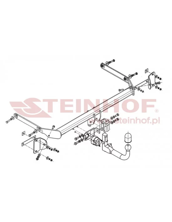 Hak holowniczy Steinhof F-202 do Ford B-Max