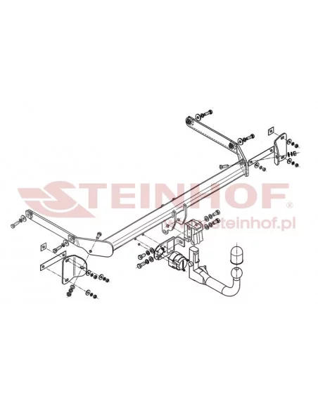 Hak holowniczy Steinhof F-202 do Ford B-Max