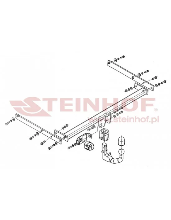Hak holowniczy Steinhof F-206 do Ford C-Max Hak holowniczy Steinhof F-206 do Ford C-Max