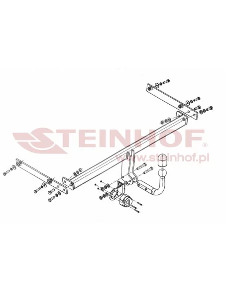 Hak holowniczy Steinhof F-247 do Ford Fiesta