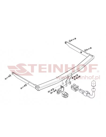 Hak holowniczy Steinhof F-243 do Ford Focus
