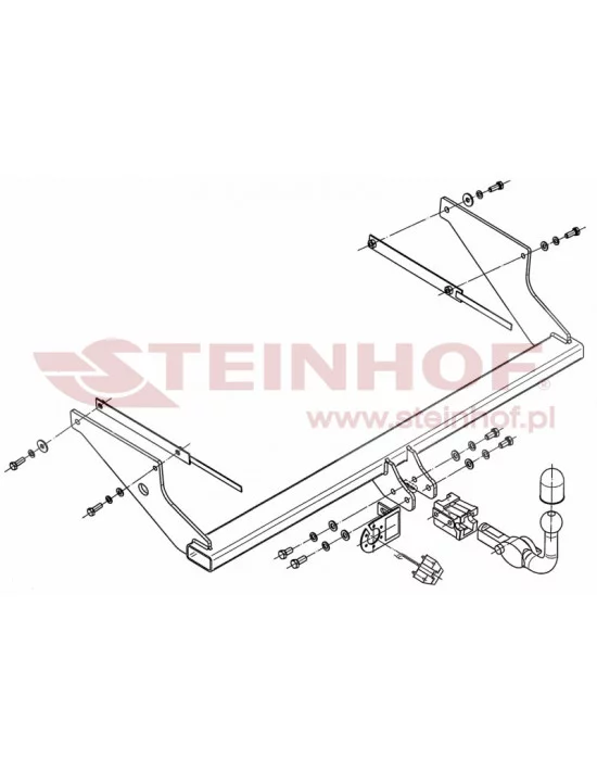 Hak holowniczy Steinhof F-239 do Ford Focus