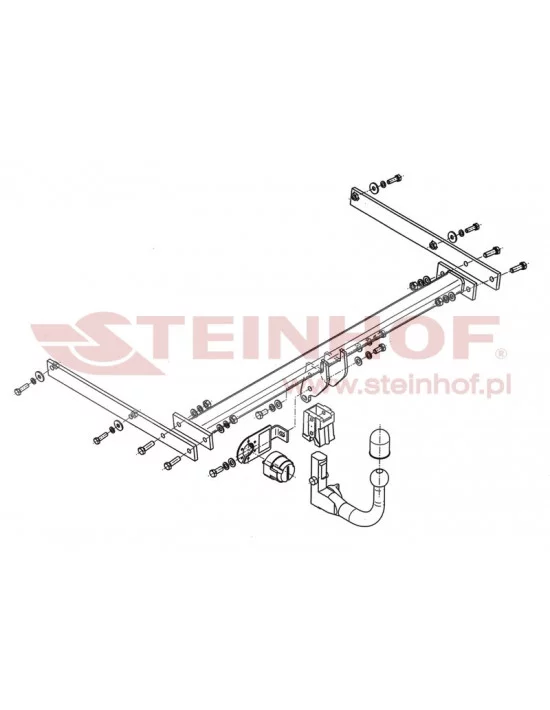 Hak holowniczy Steinhof F-250 do Ford Focus