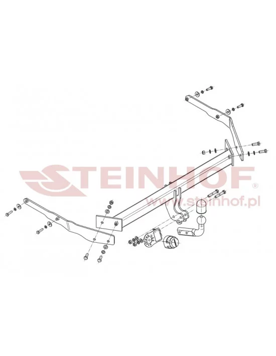 Hak holowniczy Steinhof F-240 do Ford Focus