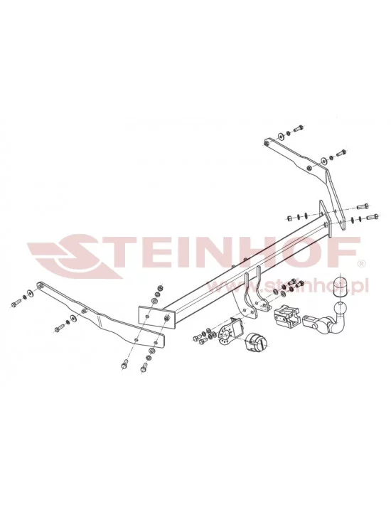 Hak holowniczy Steinhof F-241 do Ford Focus