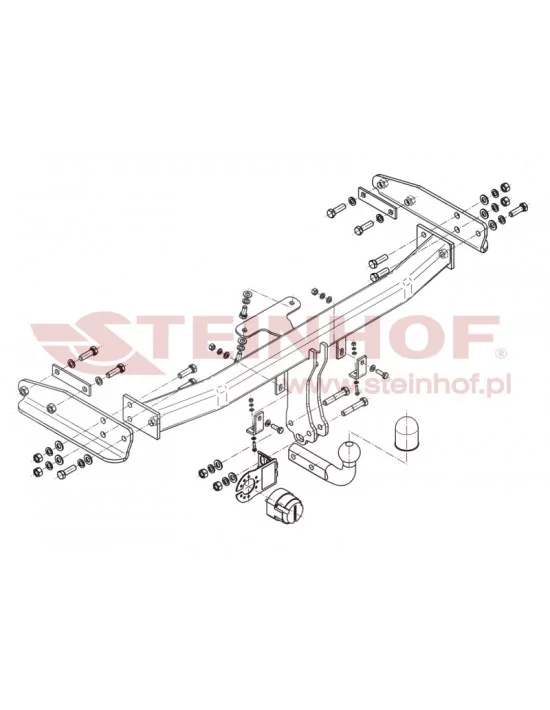 Hak holowniczy Steinhof M-050 do Ford Maverick