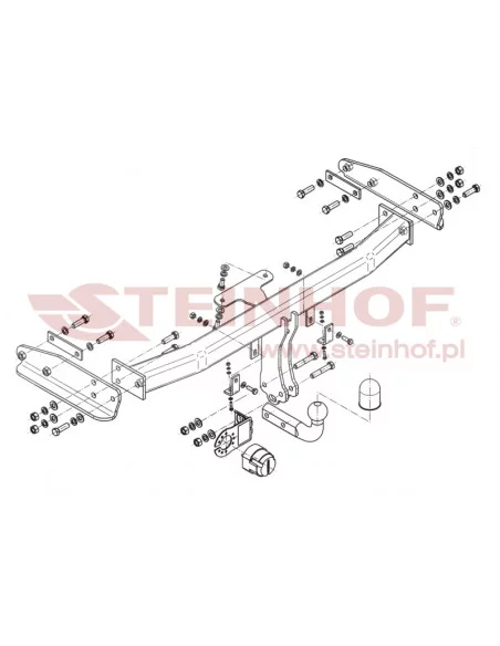 Hak holowniczy Steinhof M-050 do Ford Maverick