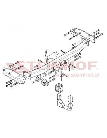 Hak holowniczy Steinhof M-051 do Ford Maverick